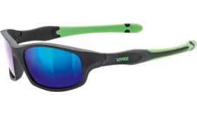 Uvex Sportstyle 507 Kids Eyewear Black - Green