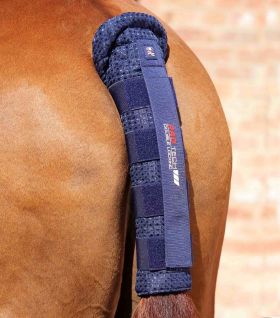 Premier Equine Waffle Quilted Double Locking Tail Guard Navy -  Premier Equine