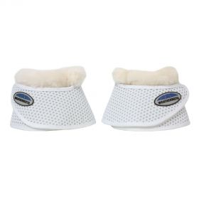Weatherbeeta Pure Wool Lined Bell Over Reach Boots  White
