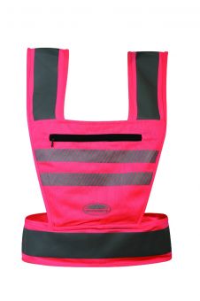 Weatherbeeta Reflective Harness Hi Vis Childs Fluorescent Pink - WeatherBeeta