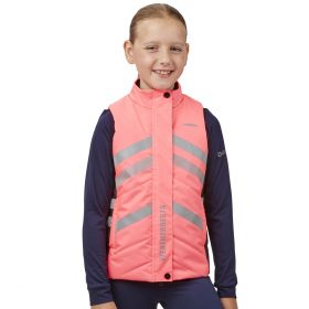 Weatherbeeta Reflective Quilted Gilet Childs - Pink