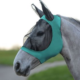 WeatherBeeta Stretch Eye Saver With Ears-Turquoise-Pony - Clearance - WeatherBeeta
