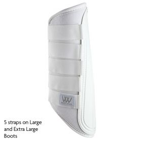 Woof Wear Single Lock Brushing Boot - WB0001 White - Woof Wear