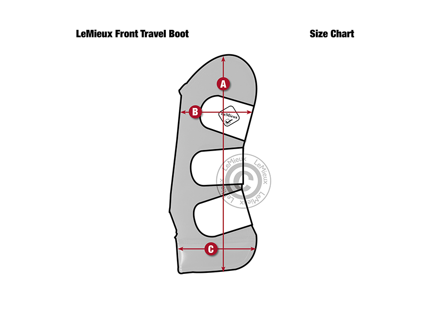 LeMieux Carbon Travel Boots - Front