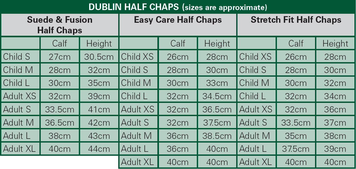 Dublin Half Chaps